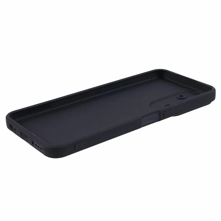 Для чехла TECNO Pova 4 4G Fall-Resistant TPU Straight Edge Phone Cover - Black