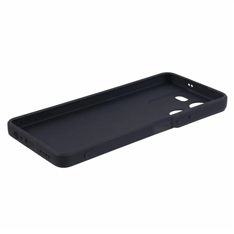 Per TECNO Pova 5 4G Case Bordo Dritto Progettazione TPU Copertura del Telefono - Nero