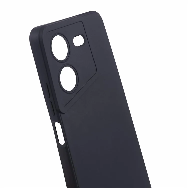 Per TECNO Pova 5 4G Case Bordo Dritto Progettazione TPU Copertura del Telefono - Nero