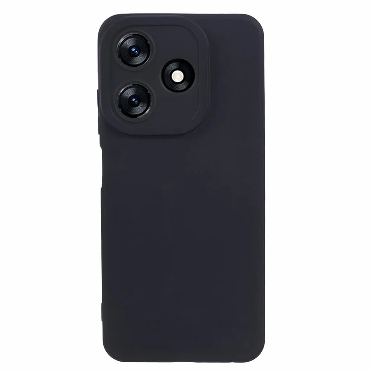 Para TECNO Spark 10 4G Case TPU Recorte Preciso Funda Protectora de Teléfono - Negro