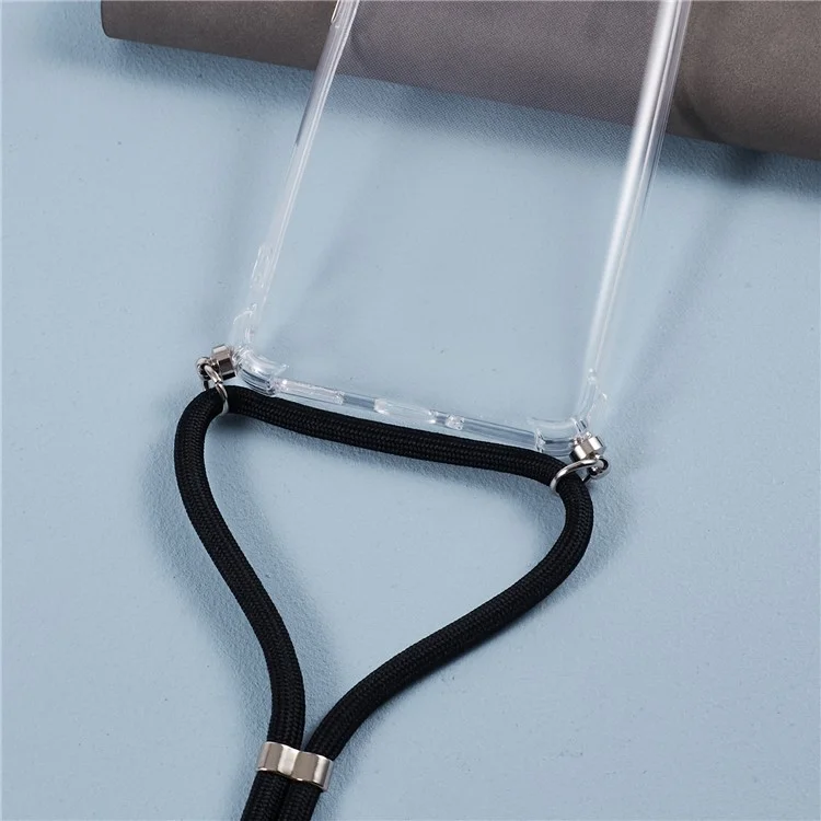 For Xiaomi 13T / 13T Pro / Redmi K60 Ultra TPU Case Anti-drop Clear TPU Cover with Lanyard