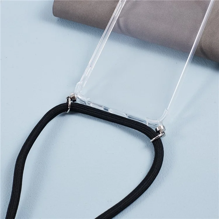 For Samsung Galaxy S24 Case Precise Cutout Transparent Phone Cover with Lanyard