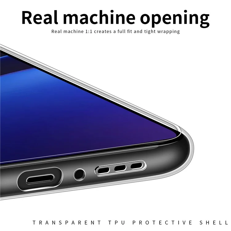 MOFI Clear Phone Case For Motorola Edge 40 Neo 5G Anti-Scratch TPU Phone Shell Cover