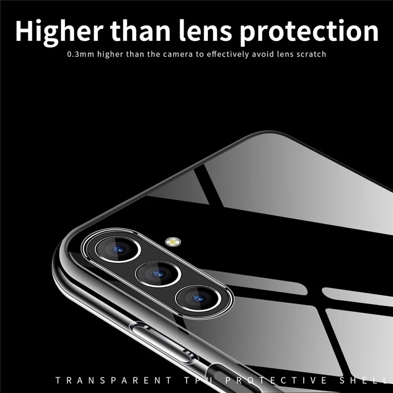 MOFI Transparent Telefonbeskyttelse til Samsung Galaxy S24, Skockabsorberende TPU Hylster