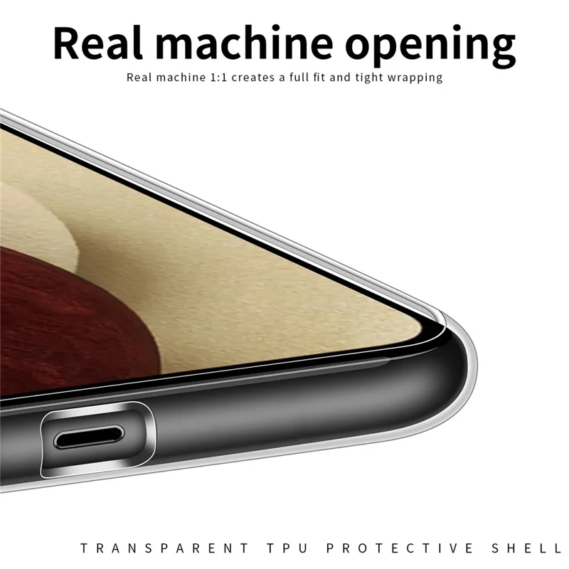 MOFI Transparent Telefonbeskyttelse til Samsung Galaxy S24, Skockabsorberende TPU Hylster