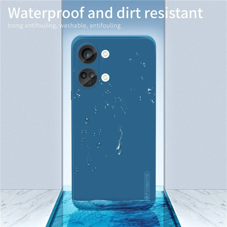 PINWUYO JK Touching Series for OnePlus Ace 2V / Nord 3 5G Case TPU Phone Protective Cover - Navy Blue