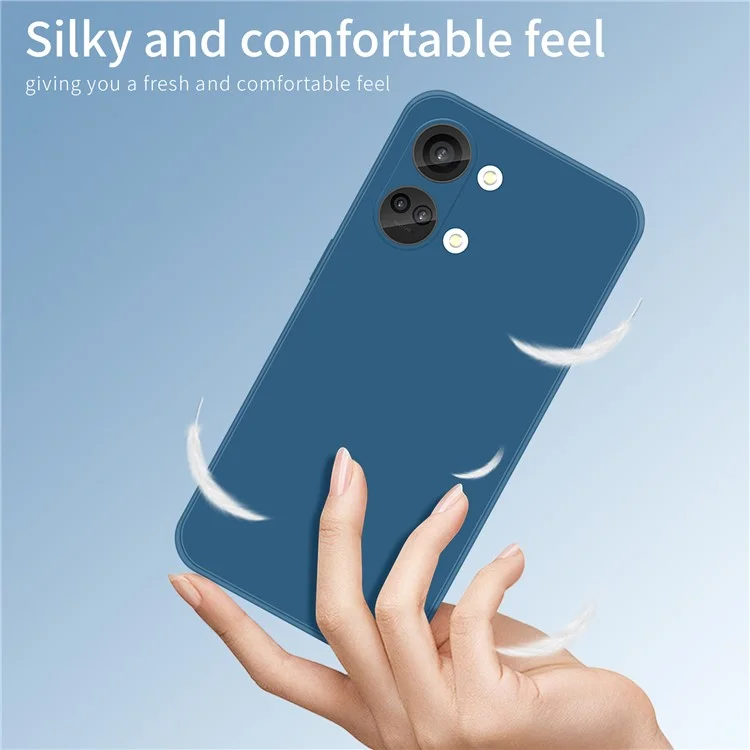 PINWUYO JK Touching Series for OnePlus Ace 2V / Nord 3 5G Case TPU Phone Protective Cover - Navy Blue