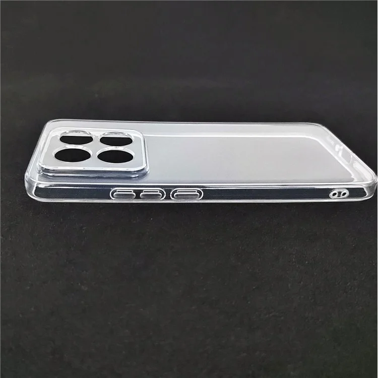 For Xiaomi 14 Pro Case HD Clear Cell Phone Shell TPU Cover (Precise Rear Lens Cutout)
