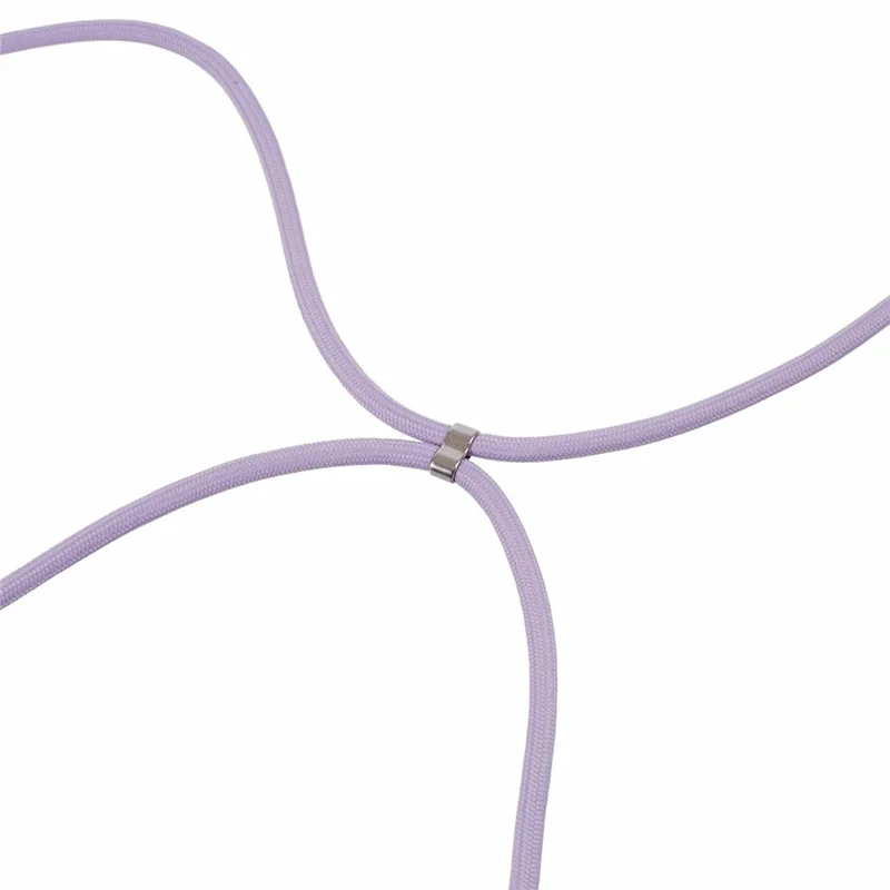 AW Series Anti-Drop TPU Case für Xiaomi Redmi 12C 4G Case Sparkle Epoxy Handyhülle mit Schlüsselband - Lila