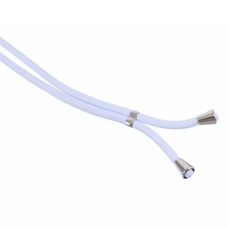 For Samsung Galaxy A22 5G (EU Version) Case Camera Protection TPU Phone Cover with Lanyard - Light Purple