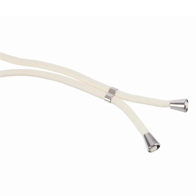 For Samsung Galaxy A22 5G (EU Version) Case Camera Protection TPU Phone Cover with Lanyard - White