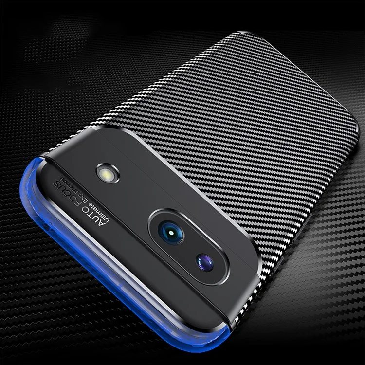 Pour Google Pixel 8a Case TPU Texture Fibre de Carbone Antichoc Housse de Téléphone