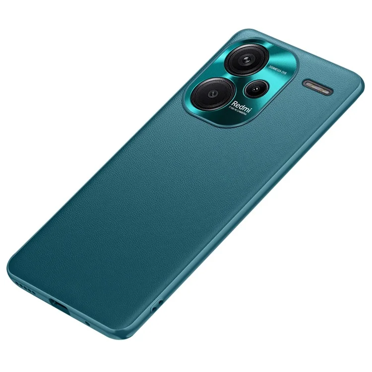 Für Xiaomi Redmi Note 13 Pro+ 5G Hülle PU-Leder+TPU+PC stoßfest Telefonabdeckung - Grün