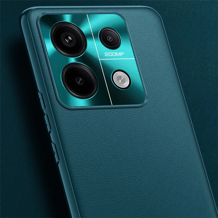 Für Xiaomi Redmi Note 13 Pro+ 5G Hülle PU-Leder+TPU+PC stoßfest Telefonabdeckung - Grün
