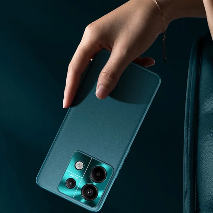 Für Xiaomi Redmi Note 13 Pro+ 5G Hülle PU-Leder+TPU+PC stoßfest Telefonabdeckung - Grün