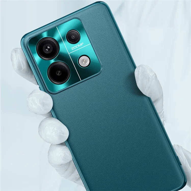 Für Xiaomi Redmi Note 13 Pro+ 5G Hülle PU-Leder+TPU+PC stoßfest Telefonabdeckung - Grün