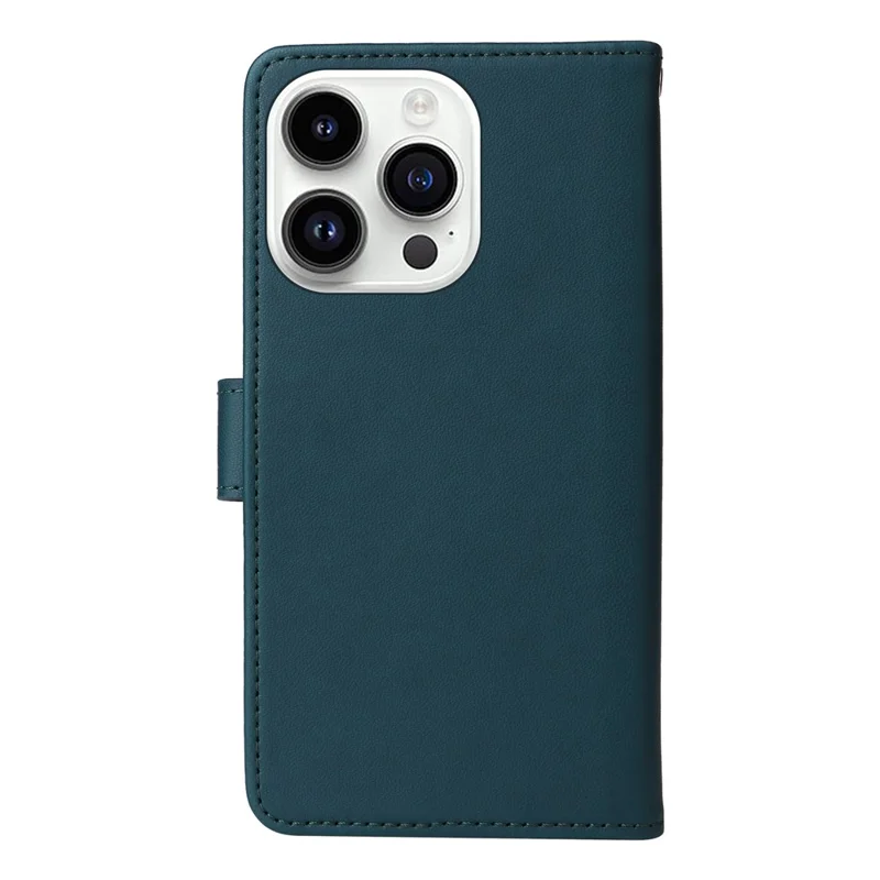 For iPhone 14 Pro Max Magnetic Case BETOPNICE Detachable PU Leather Phone Cover with Strap - Blue