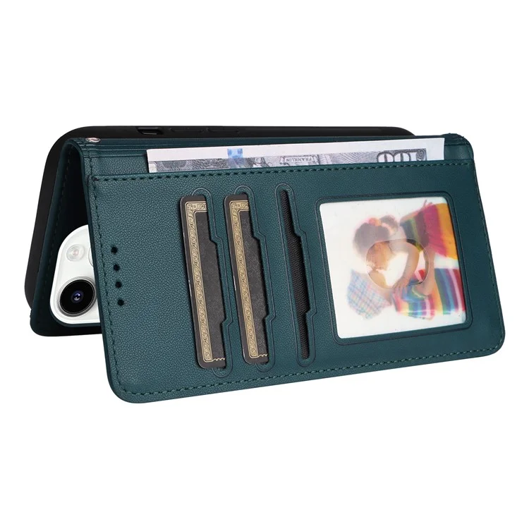 For iPhone 14 Pro Max Magnetic Case BETOPNICE Detachable PU Leather Phone Cover with Strap - Blue