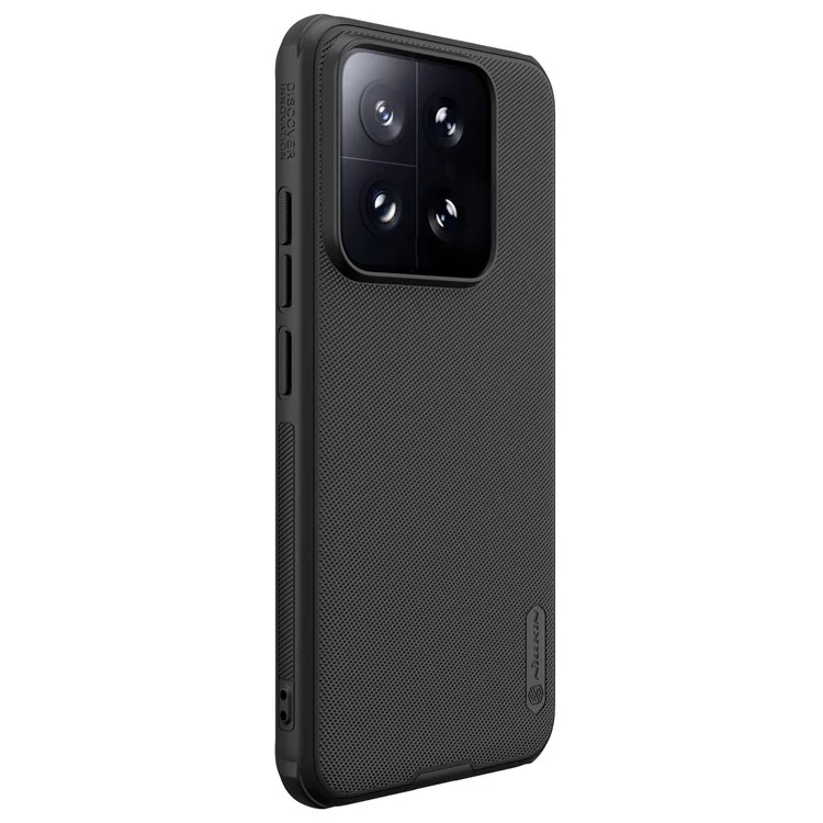 NILLKIN Super Frosted Shield Pro pour Xiaomi 14 PC+TPU Matte Cover Anti-Fingerprint Phone Case - Noir