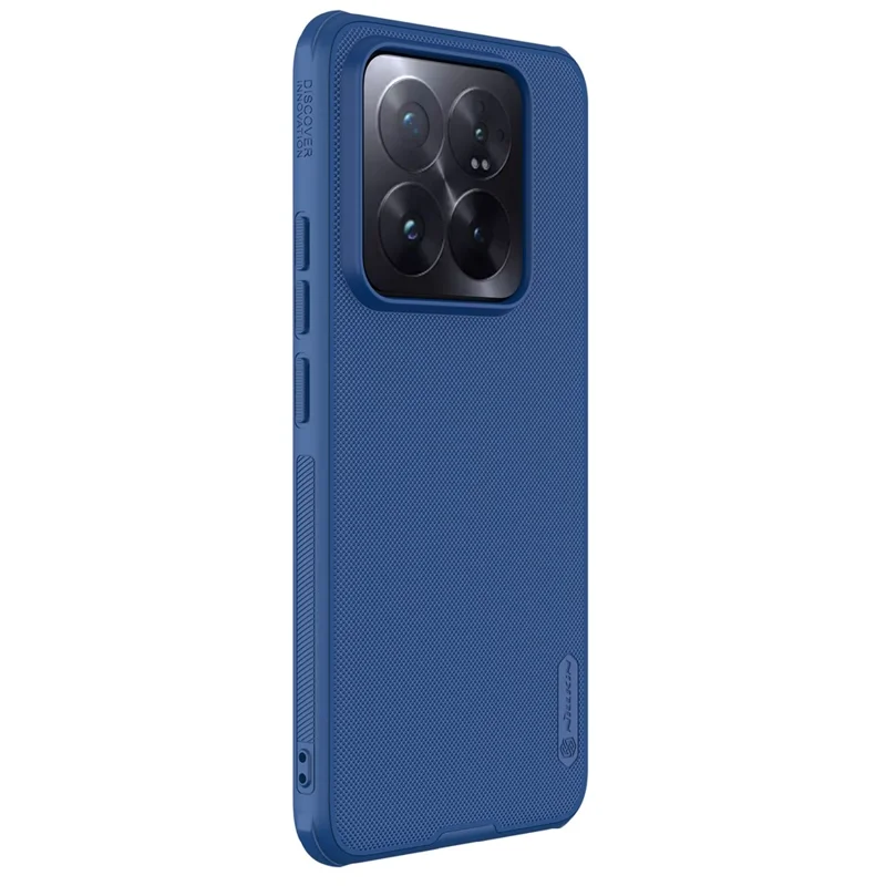 NILLKIN Super Frosted Shield Pro for Xiaomi 14 Pro Case Shockproof PC + TPU Matte Phone Cover - Blue