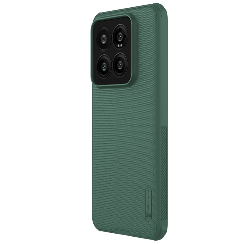 NILLKIN Frosted Shield Pro for Xiaomi 14 Pro Case Fall Proof PC+TPU Magnetic Phone Cover - Green