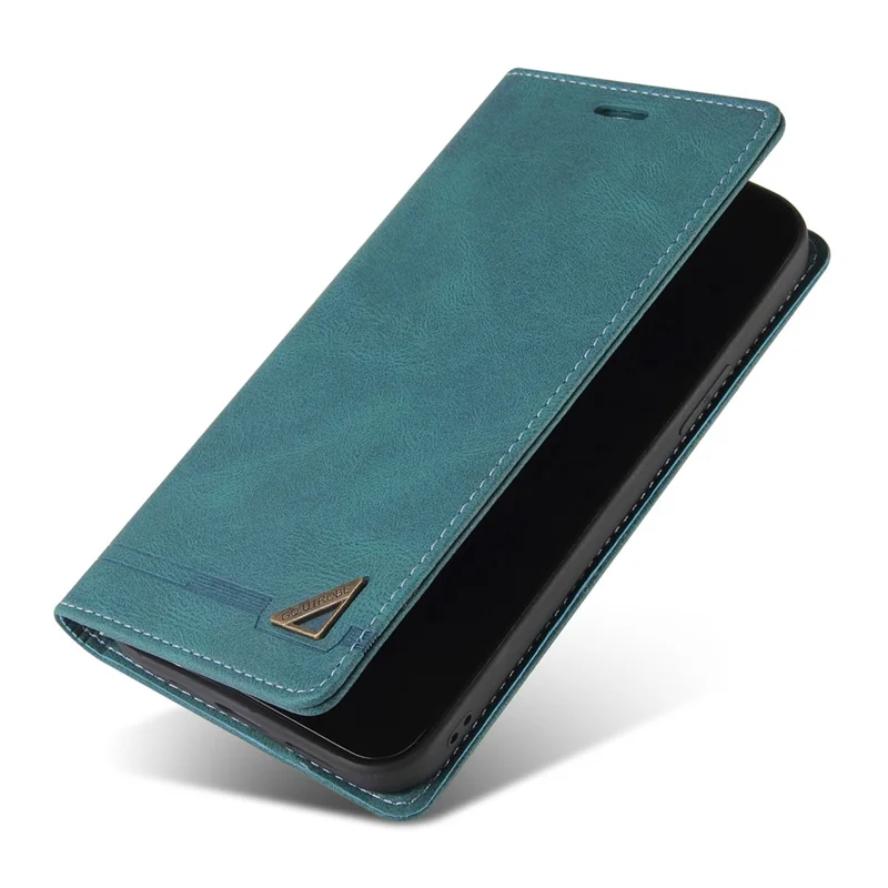 GQ.UTROBE 008 Series For Samsung Galaxy A24 4G (162.1 x 77.6 x 8.3mm) Case RFID Blocking PU Leather Phone Cover - Blue
