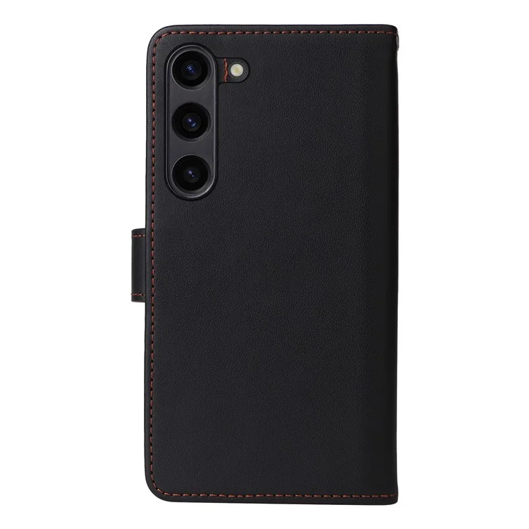 BETOPNICE 005 Abnehmbare Hülle für Samsung Galaxy S23 Case PU Leder Handyhülle - Schwarz