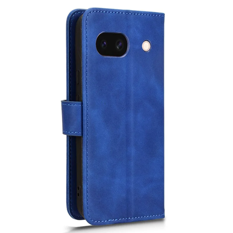 Capa de Telefone para Google Pixel 8a, de Couro PU, à Prova de Choque e com Carteira - Azul