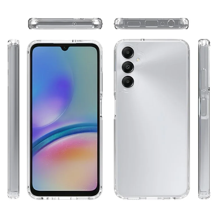 Pour Samsung Galaxy A05s 4G HD Transparent Cell Phone Case Acrylic + TPU Hybrid Phone Cover