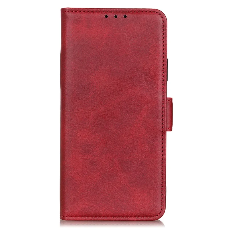 For Xiaomi 14 Case Foldable Stand Phone Cover TPU +PU Leather Wallet - Red