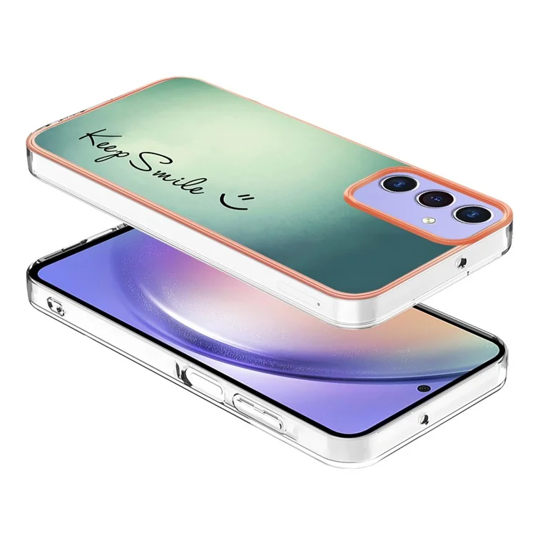 Serie IMD YB 19-D per custodia Samsung Galaxy A15 5G Electroplating 2.0mm TPU Cover telefonica - Keep Smile