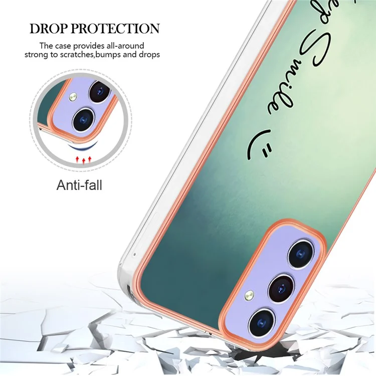 Serie IMD YB 19-D per custodia Samsung Galaxy A15 5G Electroplating 2.0mm TPU Cover telefonica - Keep Smile
