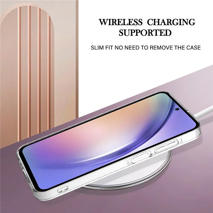 Caso YB IMD Series-1 para Samsung Galaxy A15 5G Padrão Plating Frame Design Phone Cover - Milky Way Marble Blue