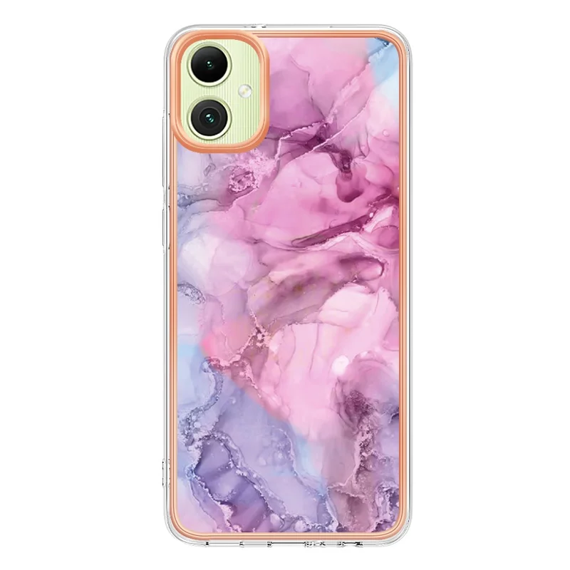 YB IMD Series-16 Style-E For Samsung Galaxy A05 4G Case Plating 2.0mm TPU Protective Cover - Rose