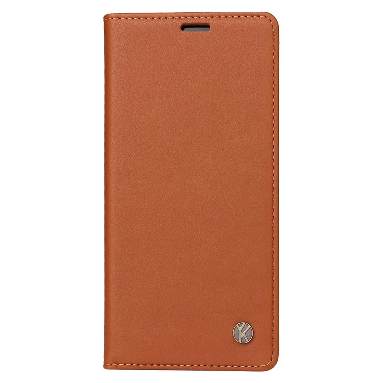 YIKATU YK-001 Capa Estilo Carteira de Couro para Google Pixel 8a - Marrom