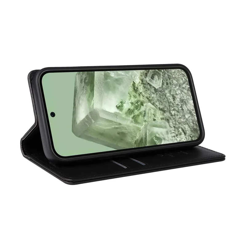 YIKATU YK-001 For Google Pixel 8a Case Book Style Leather Wallet Phone Cover - Black