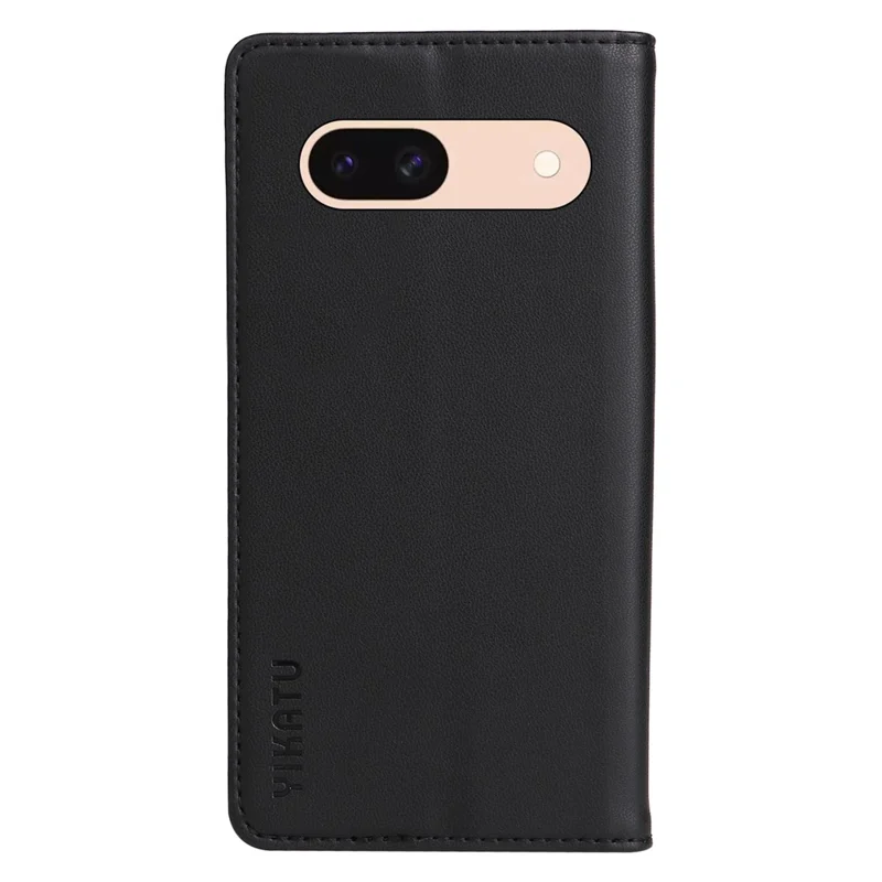 YIKATU YK-001 For Google Pixel 8a Case Book Style Leather Wallet Phone Cover - Black