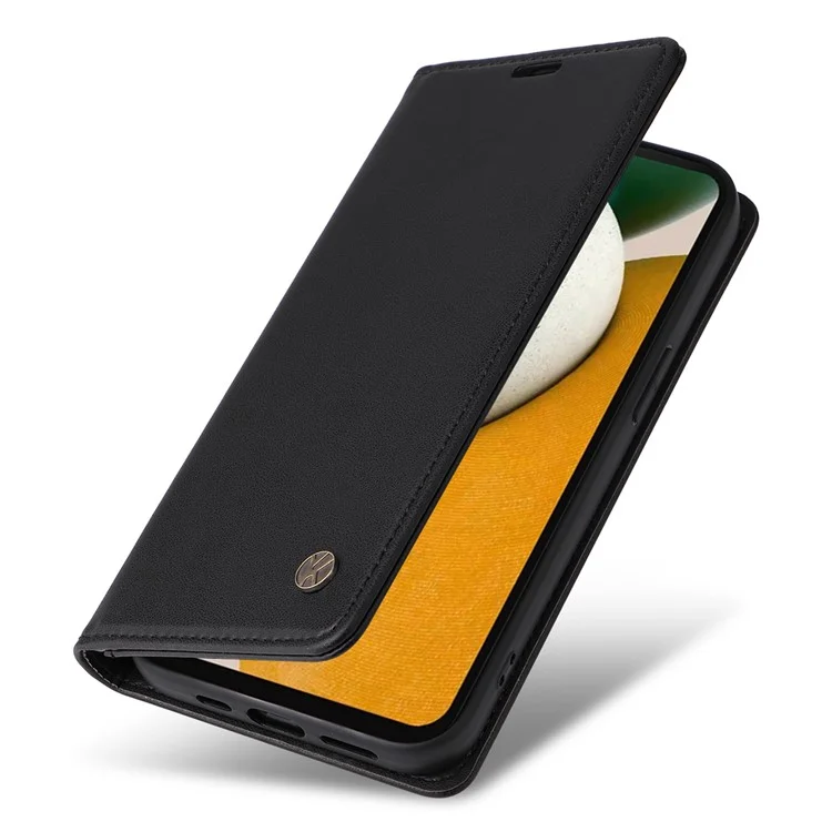 YIKATU YK-001 Étui pour Samsung Galaxy A15 5G Coque de Protection en Cuir Anti-rayures Portefeuille - Noir 