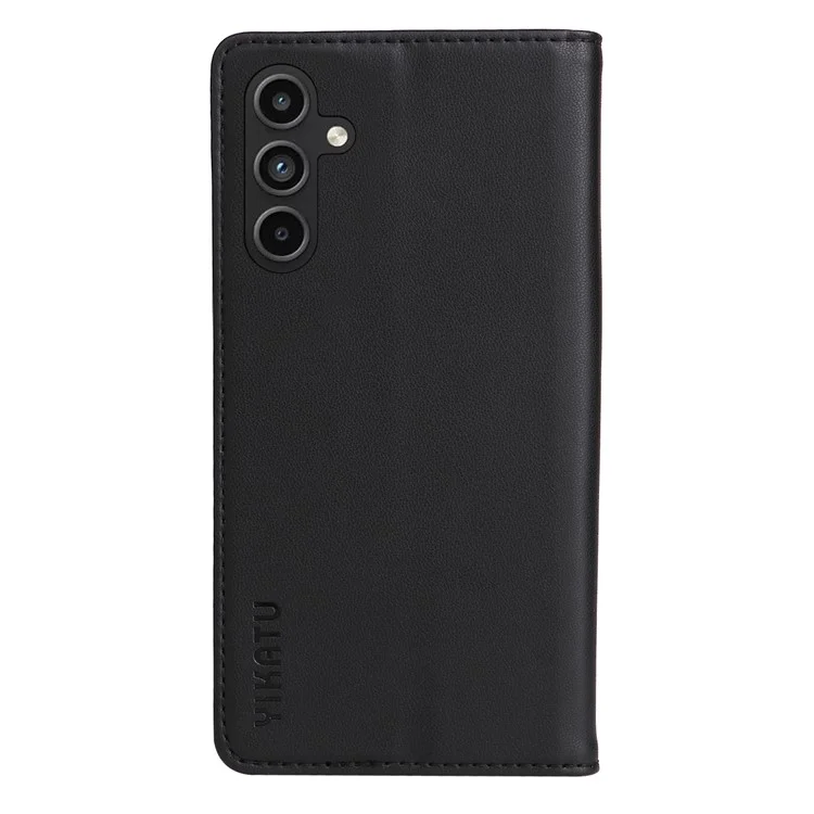 YIKATU YK-001 Étui pour Samsung Galaxy A15 5G Coque de Protection en Cuir Anti-rayures Portefeuille - Noir 