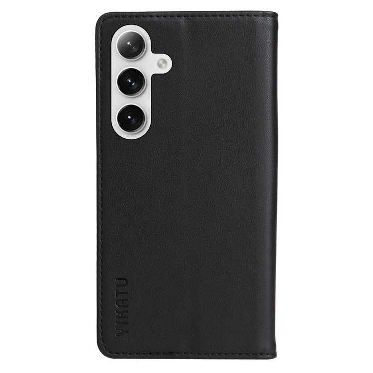 YIKATU YK-001 Pour Samsung Galaxy S25+ / S24+ Étui magnétique à fermeture automatique en cuir - Noir