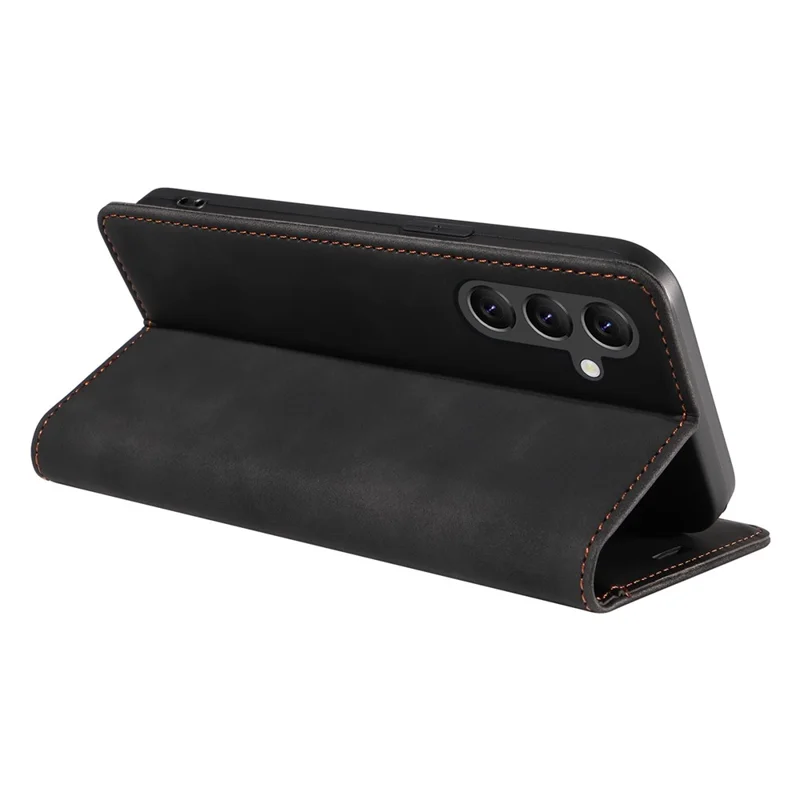 BETOPNICE 003 Phone Case for Samsung Galaxy A15 5G RFID Blocking Wallet Leather Cover Phone Shell - Black