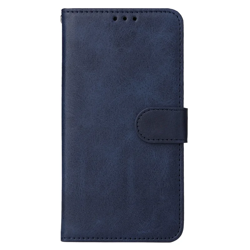 Per Samsung Galaxy A15 5G Custodia Antiurto Guscio Telefono Texture in Pelle di Vitello Custodia Portafoglio per Telefono - Blu