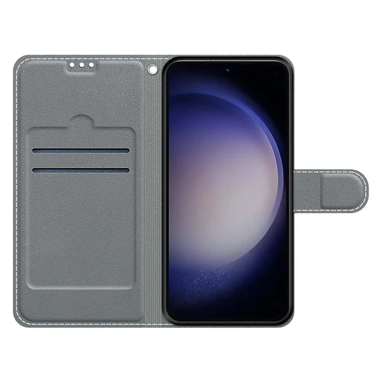 Für Samsung Galaxy A15 4G Case Muster Handyhülle mit Kartenfächern - Kokosnussbaum
