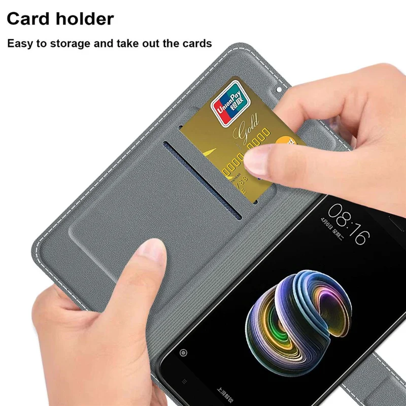 For Samsung Galaxy A15 4G Case Pattern Phone Cover with Card Slots - Two Butterflies