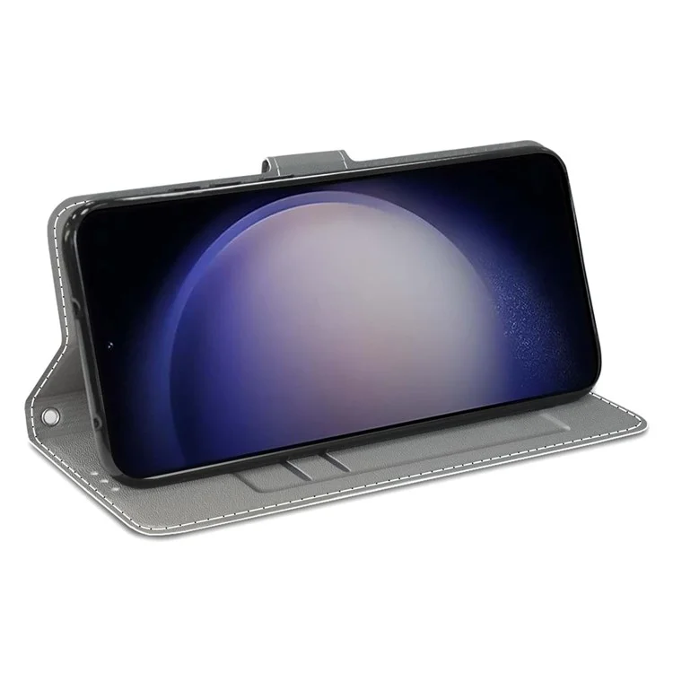Para Samsung Galaxy S23 FE Case Porta-cartões Suporte de Telefone Capa - Borboletas Douradas