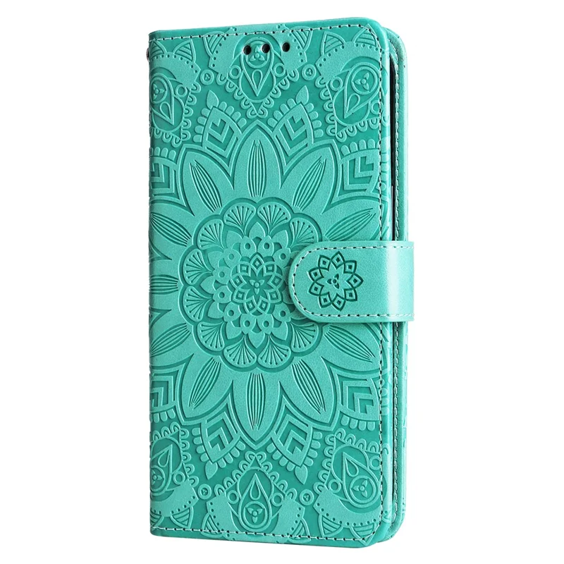 Für Samsung Galaxy A05 4G Hülle Slim-Fit Shell Stand Wallet PU Leder Handyhülle - Grün