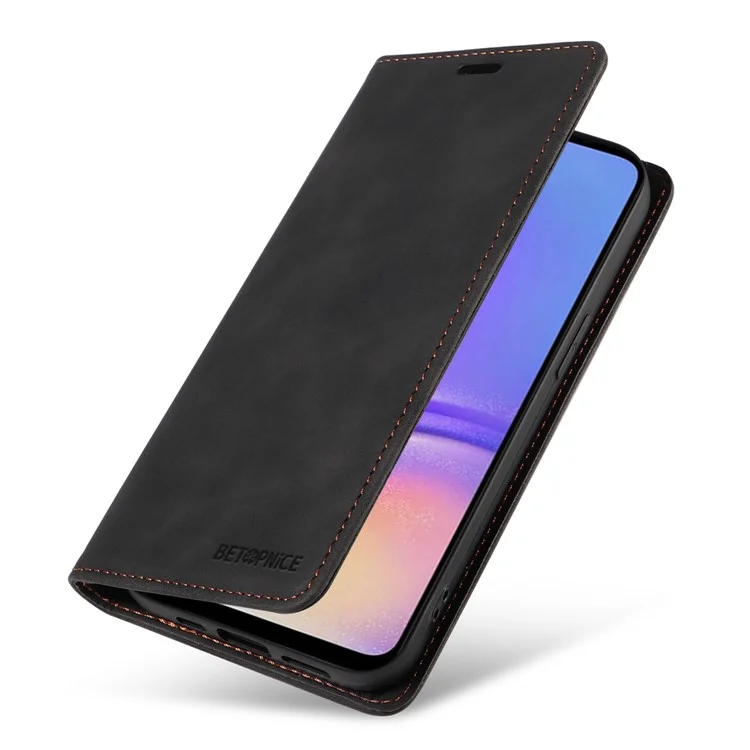 BETOPNICE 003 Pour Samsung Galaxy A05 4G Étui RFID Blocking Wallet Leather Cellphone Cover - Noir