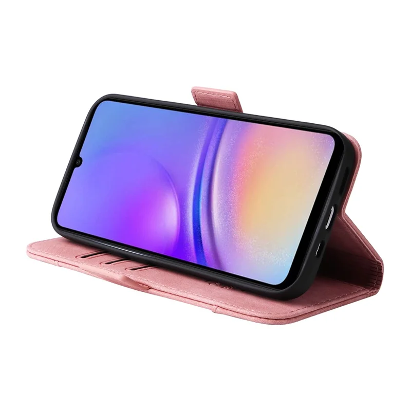 BETOPNICE 001 For Samsung Galaxy A05 4G Case Folding Stand Leather Wallet Phone Cover - Pink