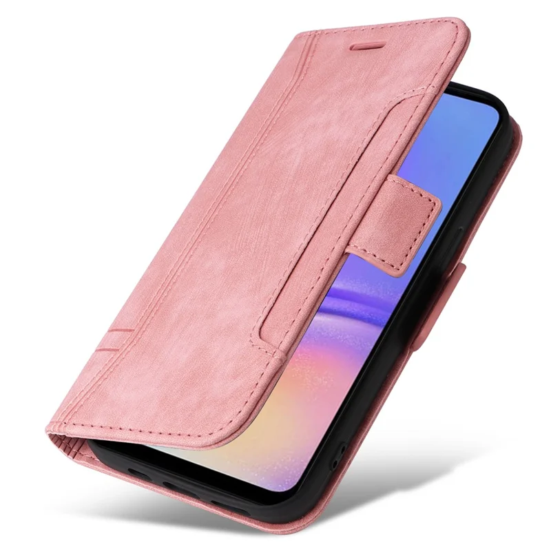 BETOPNICE 001 For Samsung Galaxy A05 4G Case Folding Stand Leather Wallet Phone Cover - Pink