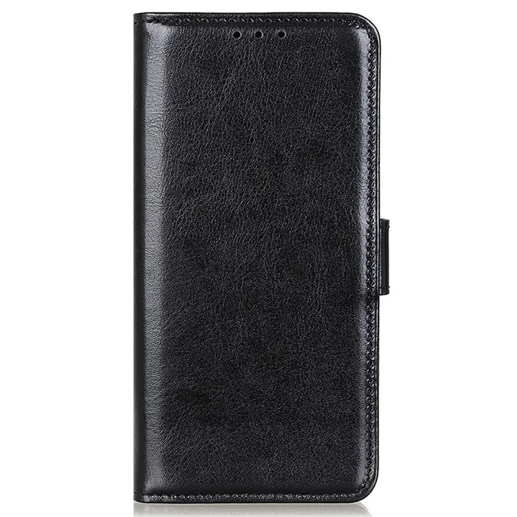 Pour Samsung Galaxy A25 5G (Global) (161,0 x 76,5 x 8,3 mm) Étui Crazy Horse Texture Wallet Stand Cover - Noir
